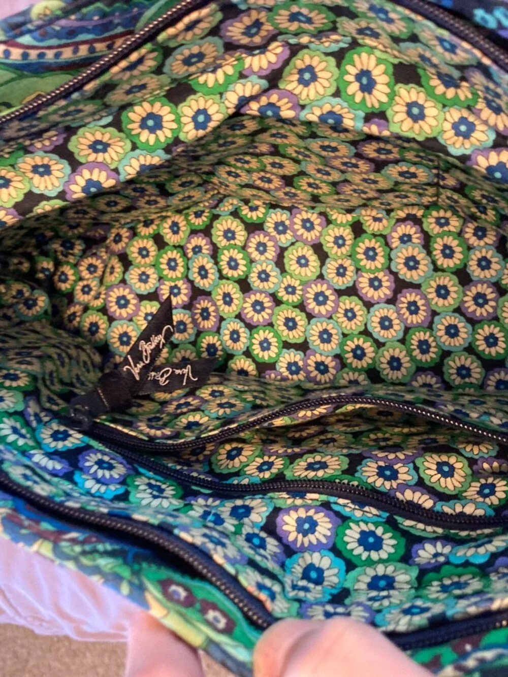 Vera Bradley Blue Rhapsody Shoulder Bag Purse Retired